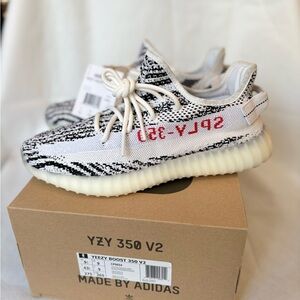 Adidas Yeezy Boost 350 V2 Zebra in Black and White